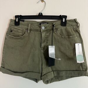 Dear John Denim Shorts Women’s 29 Dry Basil Green Stitch Fix NWT Cuffed Twill